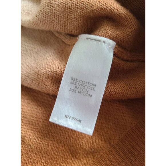 J. Jill Dip Dyed Sunset Ombré Button Up Cardigan Sweater Womens Medium Multicolo - Picture 4 of 6